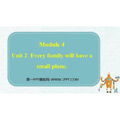 《Every family will have a small plane》Life in the future PPT优秀课件