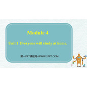 《Everyone will study at home》Life in the future PPT优质课件