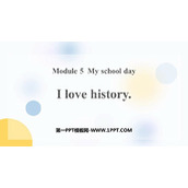 《I love history》PPT免费下载