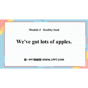 《We've got lots of apples》PPT优秀课件