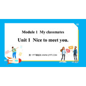 《Nice to meet you》PPT教学课件下载