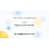 《Open your book》PPT免费下载