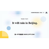 《It will rain in Beijing》PPT课件下载