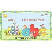 《I can speak French》PPT下载