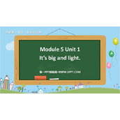 《It's big and light》PPT精品课件