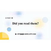 《Did you read them?》PPT免费下载