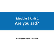 《Are you sad?》PPT免费课件