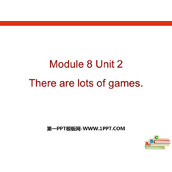 《There are lots of games》PPT免费课件