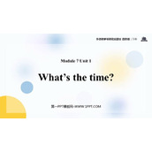 《What's the time?》PPT课件下载