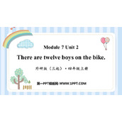 《There are twelve boys on the bike》PPT免费课件