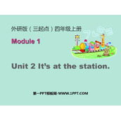 《It's at the station》PPT优质课件