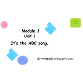 《It's the ABC song》PPT优秀课件