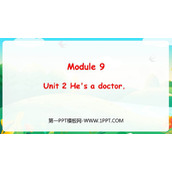 《He's a doctor》PPT教学课件下载