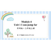 《I can jump far》PPT课件下载