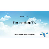 《I’m watching TV》PPT课件下载