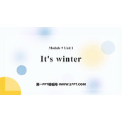 《It's winter》PPT课件下载
