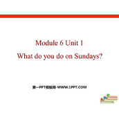 《What do you do on Sundays?》PPT免费课件下载