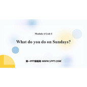 《What do you do on Sundays?》PPT教学课件下载
