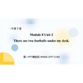 《There are two footballs under my desk》PPT课件下载