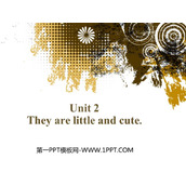 《They’re little and cute》PPT免费课件