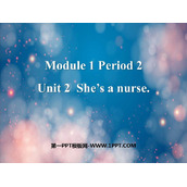 《She's a nurse》PPT免费下载