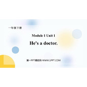 《He's a doctor》PPT优秀课件