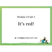 《It's Red》PPT免费下载
