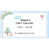 《I'm a boy》PPT课件下载