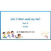 《What would you like?》PartA PPT教学课件(第1课时)