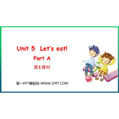 《Let's eat!》PartA PPT课件下载(第1课时)