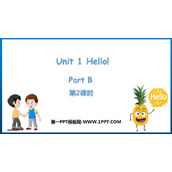《Hello!》PartB PPT课件下载(第2课时)