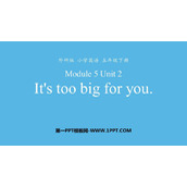 《It's too big for you》PPT免费下载