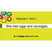 《She had eggs and sausages》PPT免费课件
