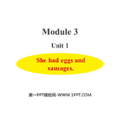 《She had eggs and sausages》PPT优质课件
