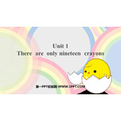 《There are only nineteen crayons》PPT免费下载