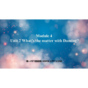 《What's the matter with Daming?》PPT免费课件
