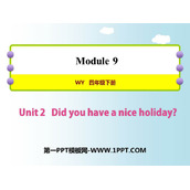 《Did you have a nice holiday?》PPT免费课件