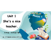 《She's a nice teacher》PPT免费课件