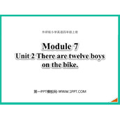 《There are twelve boys on the bike》PPT教学课件