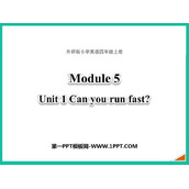 《Can you ran fast?》PPT免费课件