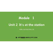 《It's at the station》PPT免费下载