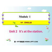 《It's at the station》PPT免费课件
