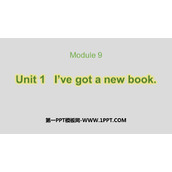 《I've got a new book》PPT免费课件
