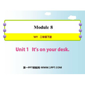 《It's on your desk》PPT免费课件