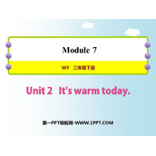 《It's warm today》PPT免费课件