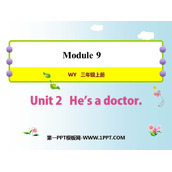 《He's a doctor》PPT免费课件