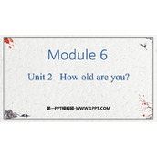《How old are you?》PPT免费课件下载