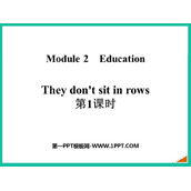 《They don't sit in rows》Education PPT课件(第1课时)