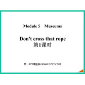《Don't cross that rope》Museums PPT课件(第1课时)