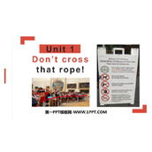 《Don't cross that rope》Museums PPT免费课件